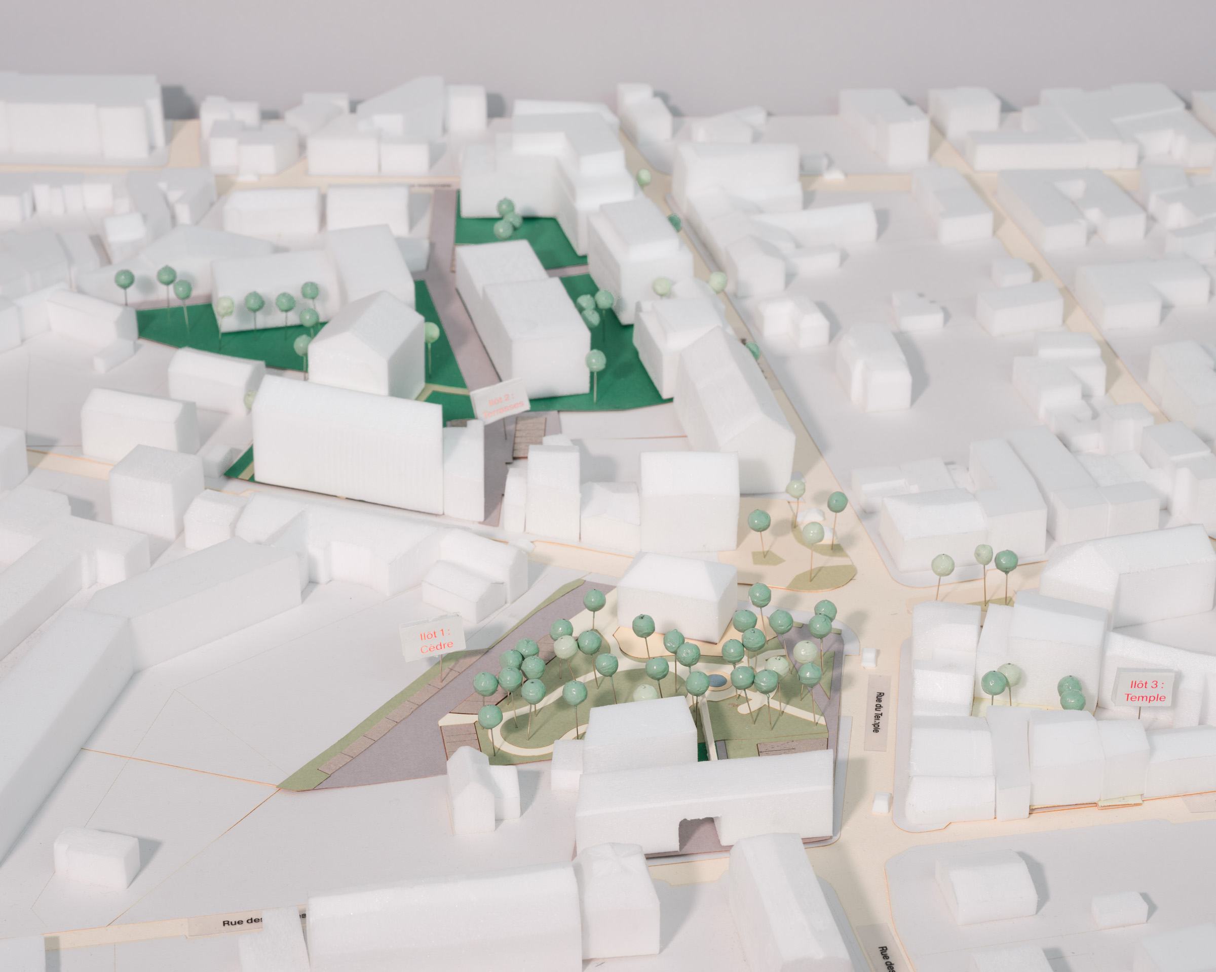restructuration du centre ville, Limay